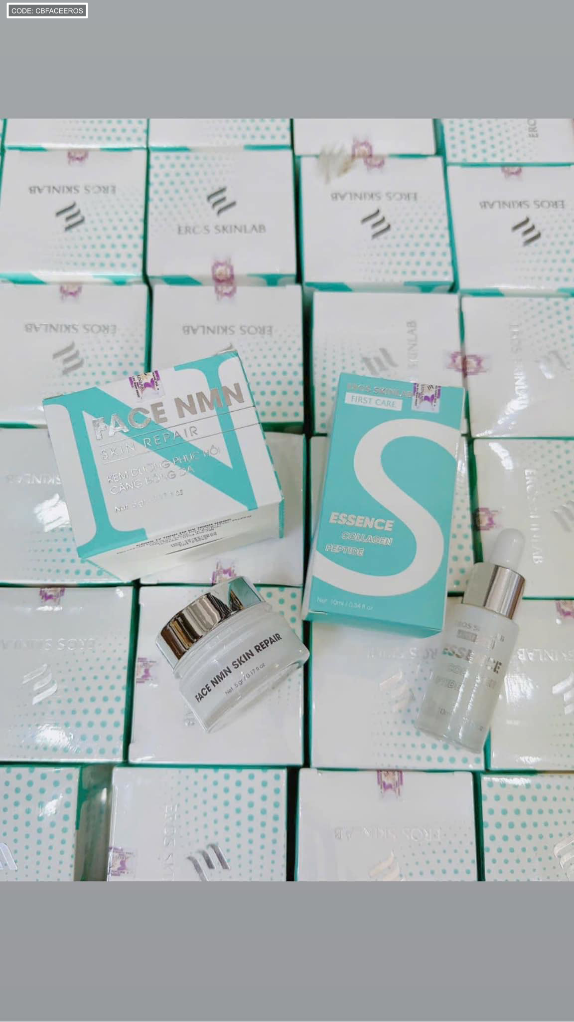 Sỉ combo Kem Face và Serum Tinh Chất Collagen Peptide Eros Skinlab 20 Sỉ combo Kem Face và Serum Tinh Chất Collagen Peptide Eros Skinlab