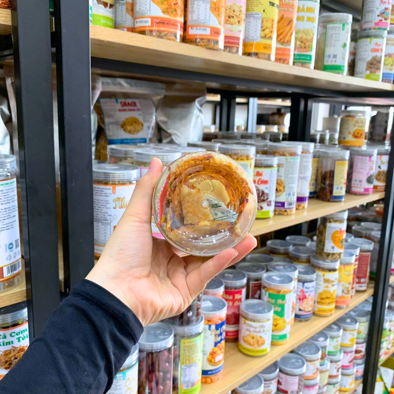 Khô Cá Bống Tẩm Gia Vị Miếng 200g Hộp 10 Khô Cá Bống Tẩm Gia Vị Miếng 200g Hộp