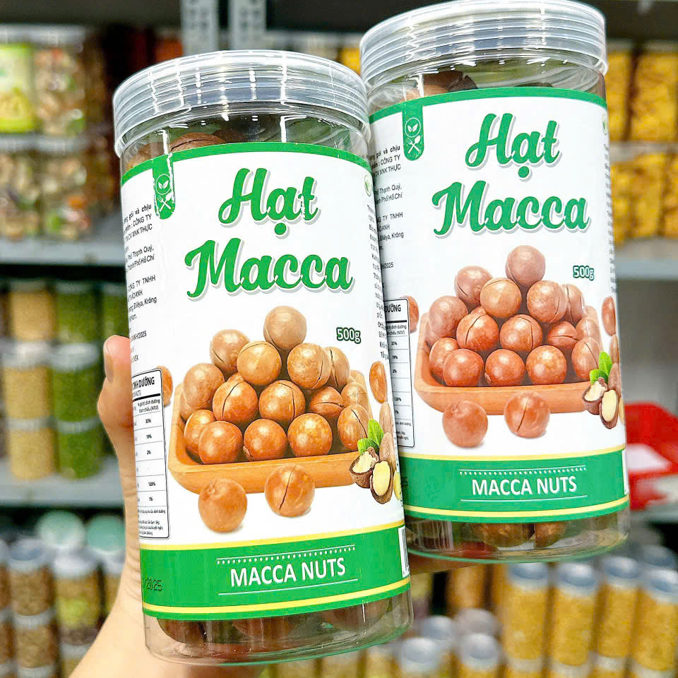 Hạt Macca Tây Nguyên Nứt Vỏ 500g 6 Hạt Macca Tây Nguyên Nứt Vỏ 500g