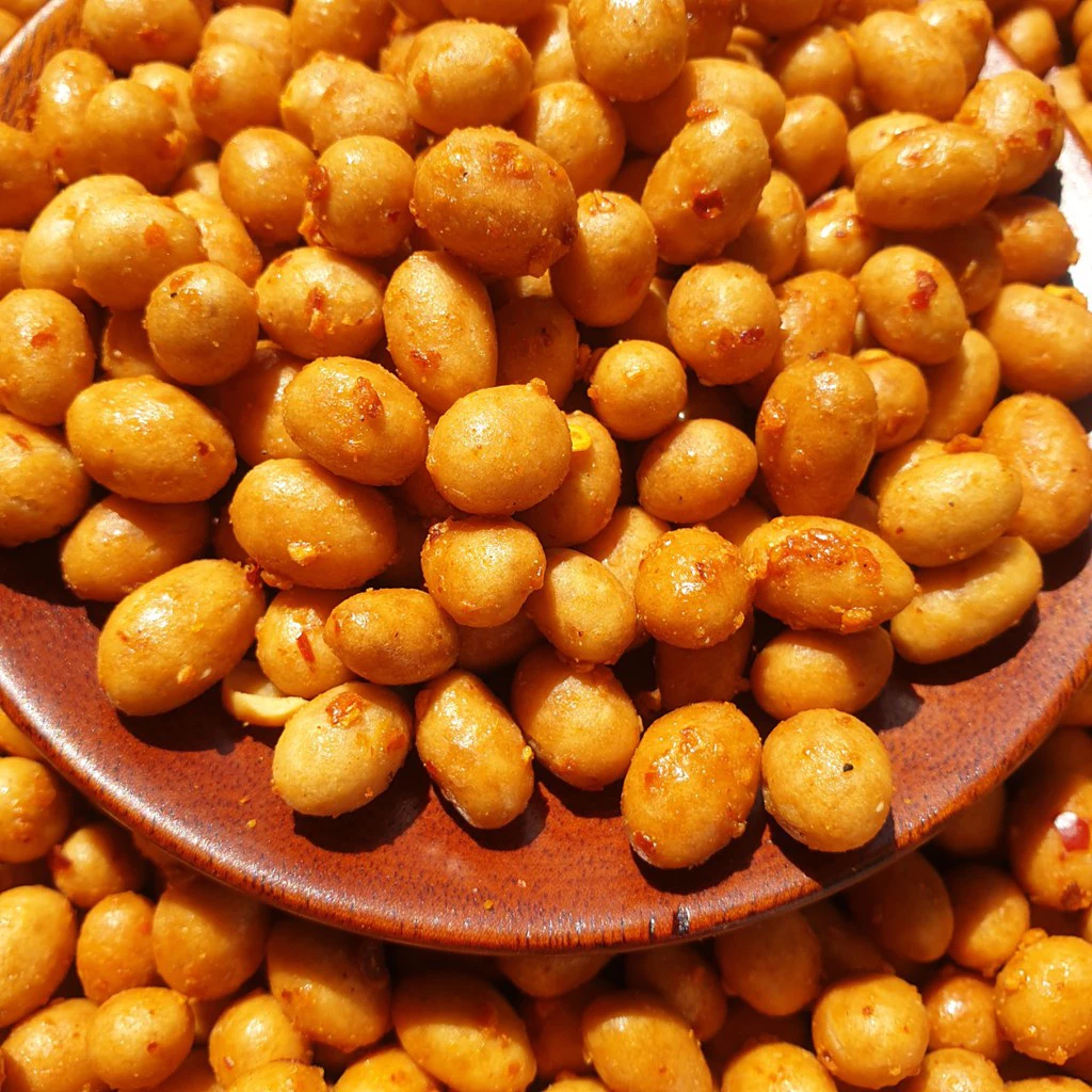 Đậu Phộng Da Cá Tỏi Ớt Thơm Ngon 500g Hộp 6 Đậu Phộng Da Cá Tỏi Ớt Thơm Ngon 500g Hộp