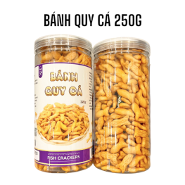 Bánh Quy Cá Vị Bơ Sữa Thơm Ngon 250g Hộp - 8936208930363