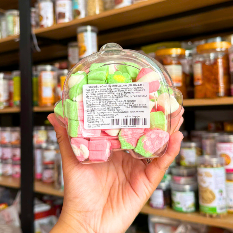 Kẹo Bông Marshmallow Xốp Mềm 270g Hộp 7 Kẹo Bông Marshmallow Xốp Mềm 270g Hộp