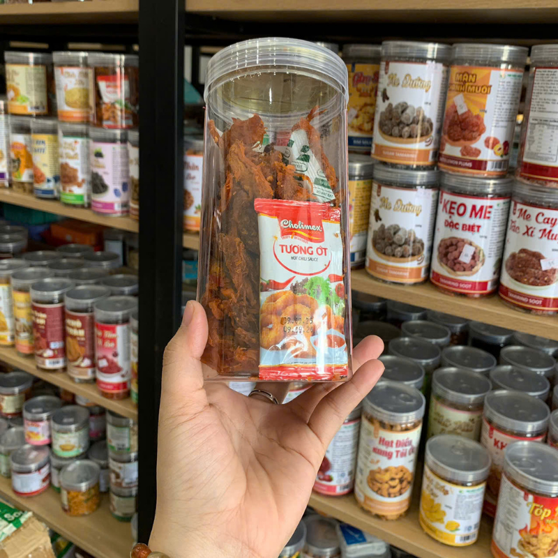 Sỉ khô Bò Xé Sợi Loại Ngon 300g hộp 10 Sỉ khô Bò Xé Sợi Loại Ngon 300g hộp