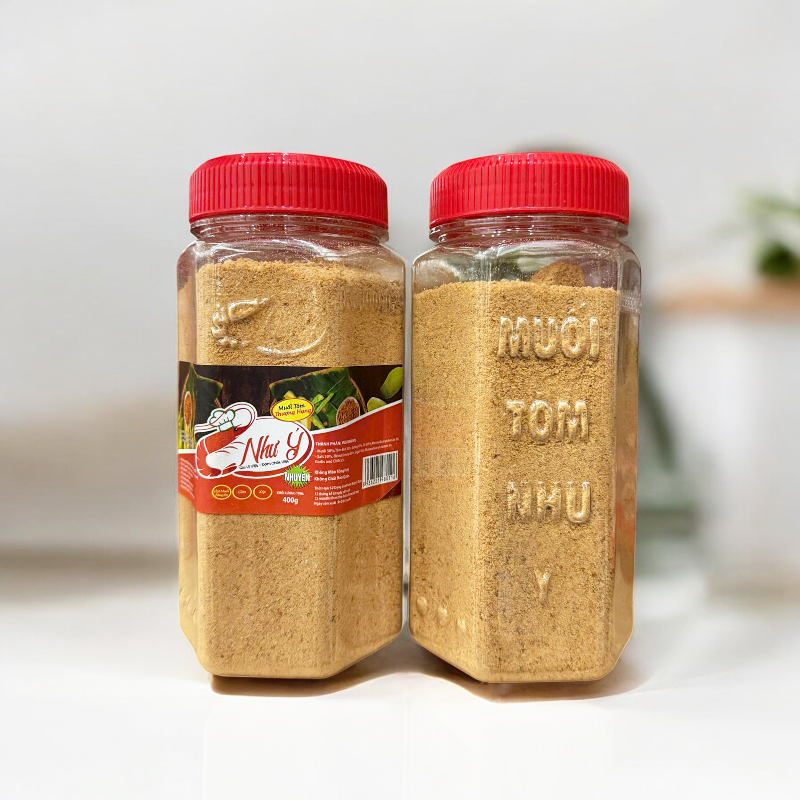 Muối Tôm Như Ý Nhuyễn Thơm Ngon Đậm Vị 400g Hộp 5 Muối Tôm Như Ý Nhuyễn Thơm Ngon Đậm Vị 400g Hộp