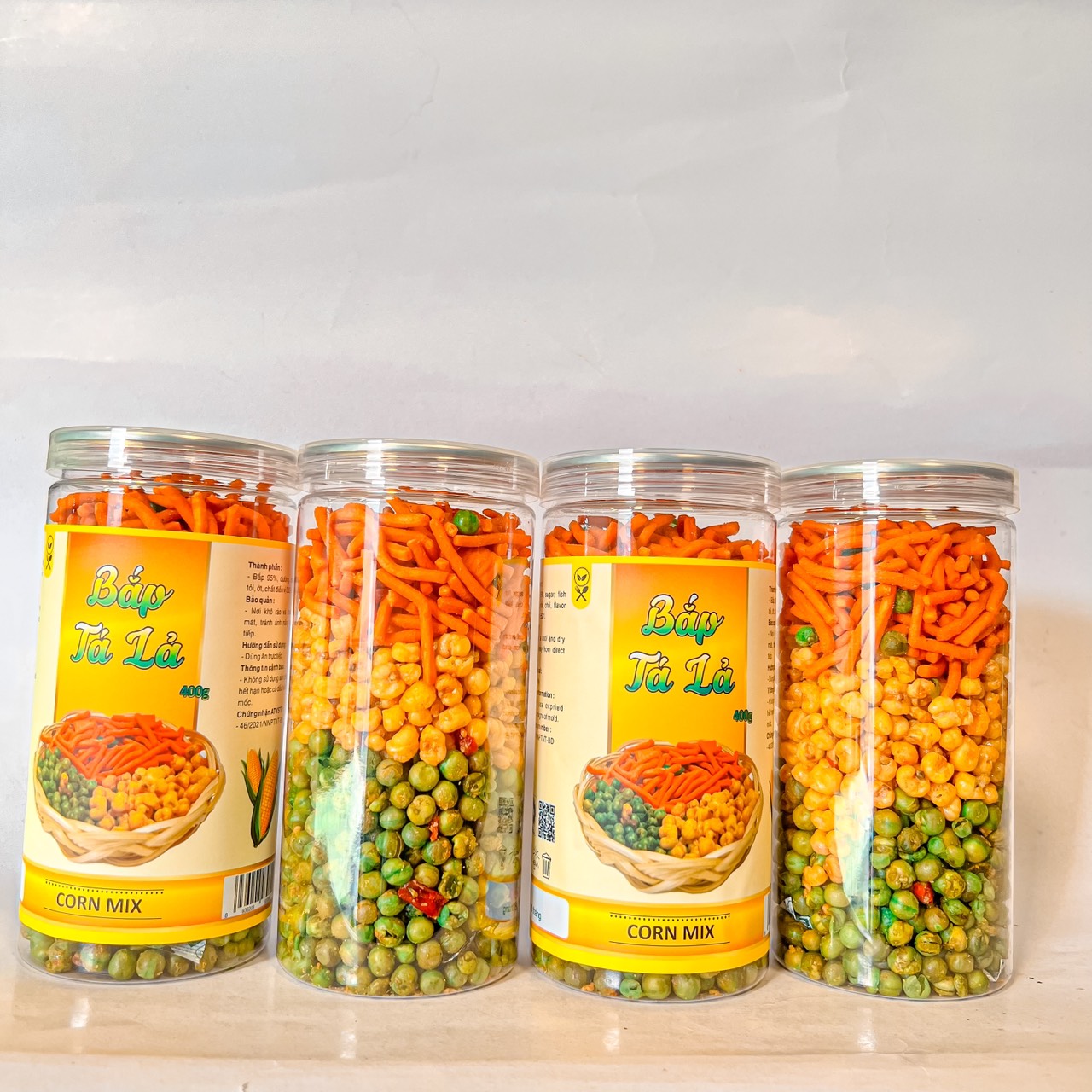 22536-z4827118992921-6276f042685b62bc8dfb70526df8877e-2.jpg Bắp Tá Lả (Đậu hà lan - bim bim que - bắp mắm) Thơm Ngon 400g Hộp - BTL