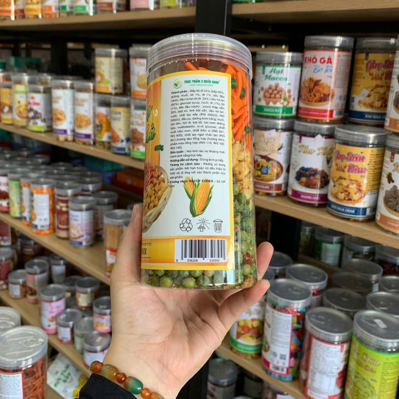 22536_154_20251203174139.png Bắp Tá Lả (Đậu hà lan - bim bim que - bắp mắm) Thơm Ngon 400g Hộp - BTL