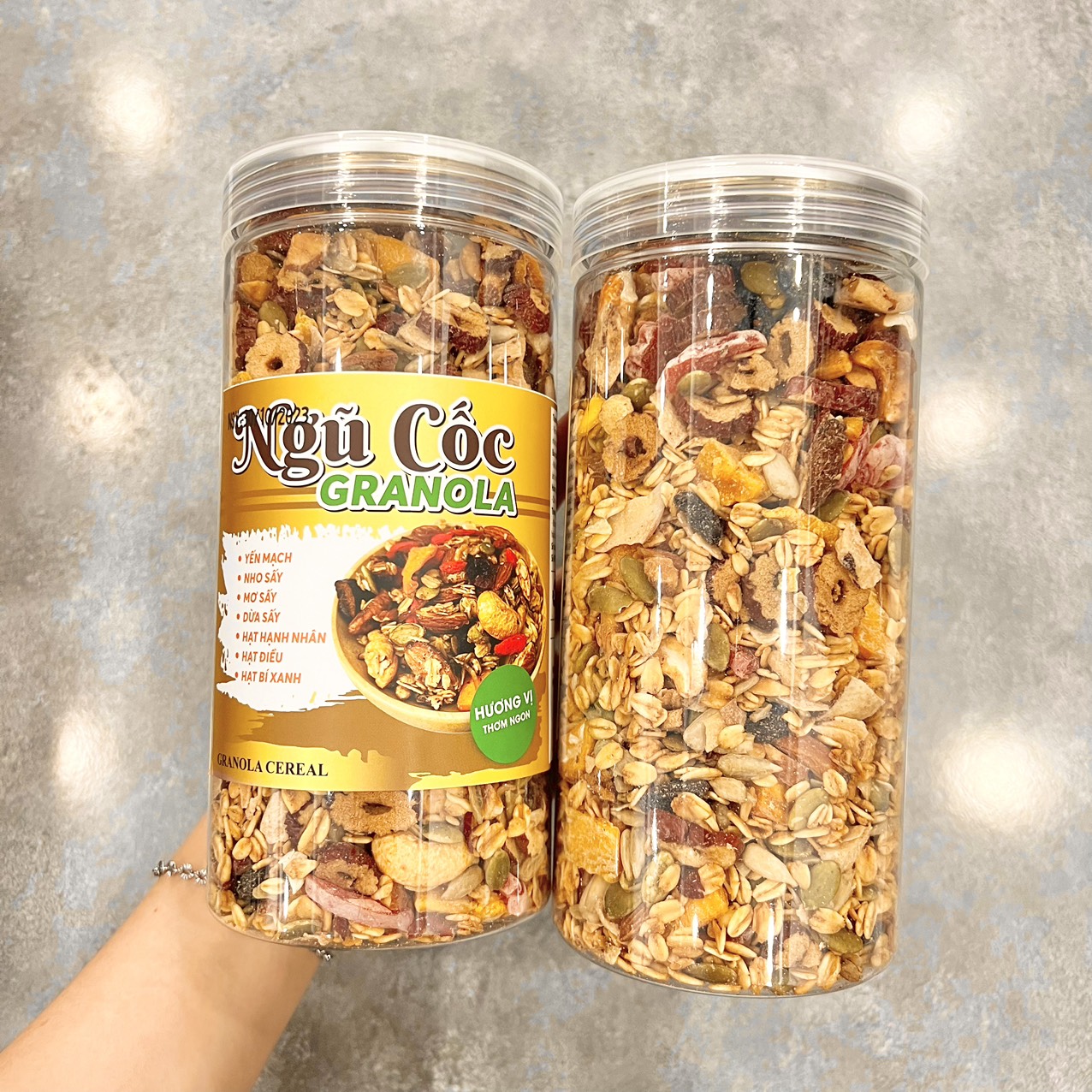 Ngũ Cốc Granola Trái Cây Loại Ngon 500g (Có yến mạch) 2 Ngũ Cốc Granola Trái Cây Loại Ngon 500g (Có yến mạch)