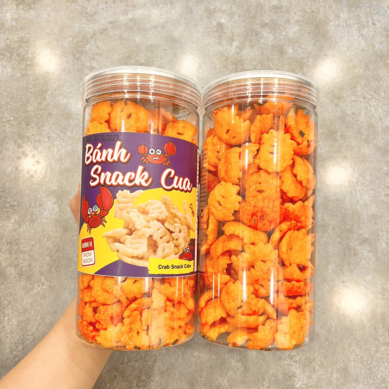 Bánh Snack Cua Thơm Ngon 250g 3 Bánh Snack Cua Thơm Ngon 250g