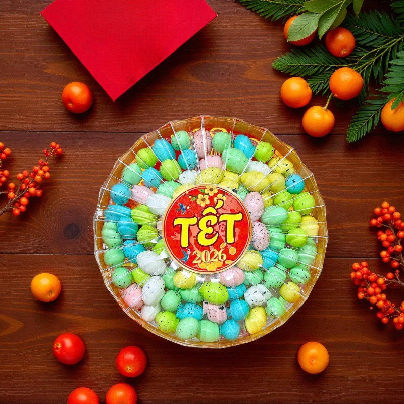 Kẹo Trứng Socola Hộp Sun Khía 500g 3 Kẹo Trứng Socola Hộp Sun Khía 500g