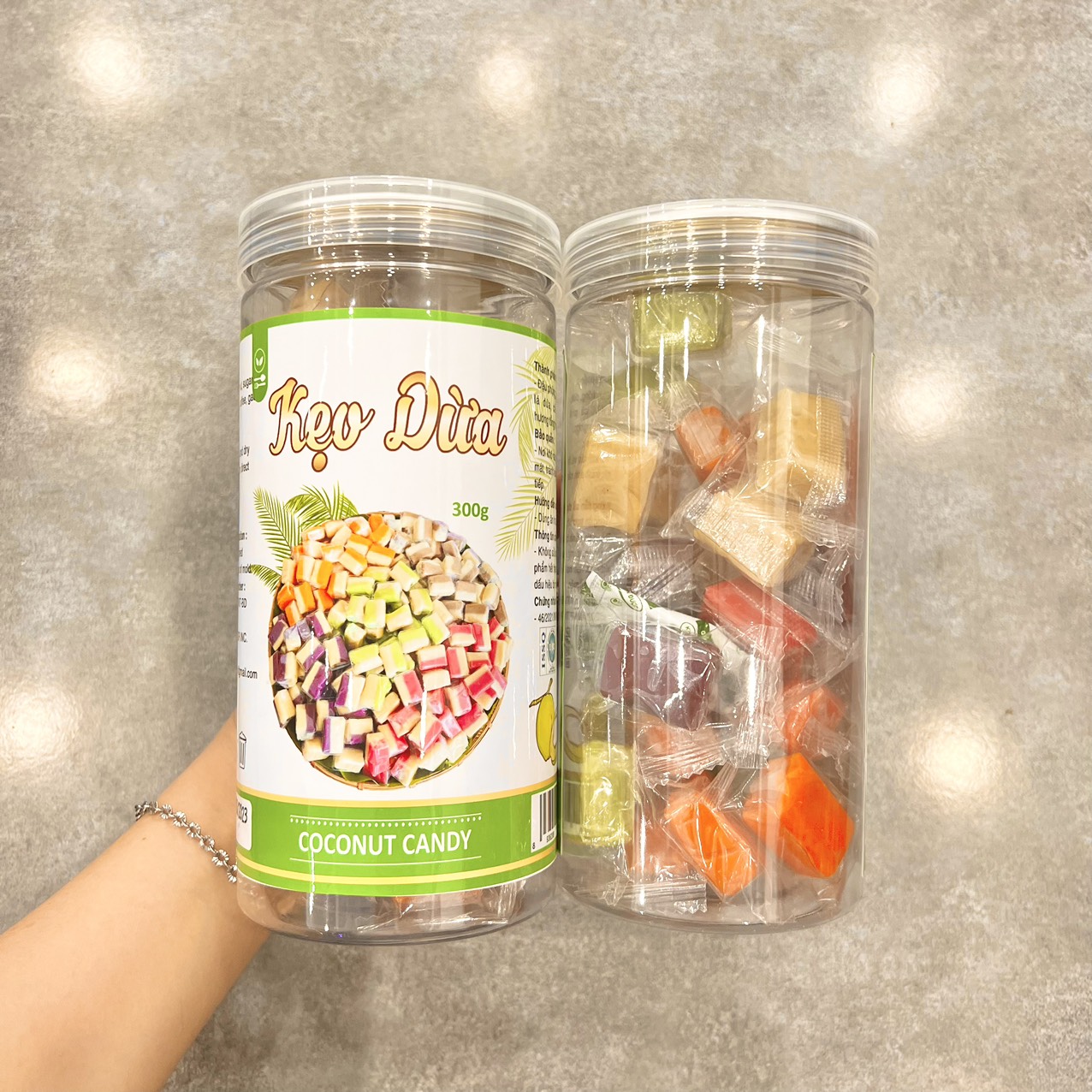 Kẹo Dừa Mix 9 Vị Thơm Ngon 300g 3 Kẹo Dừa Mix 9 Vị Thơm Ngon 300g