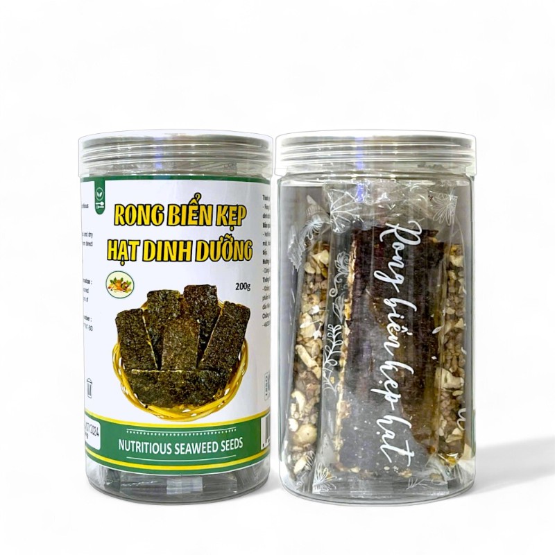 22703_z6125806455505-21d588baf946732d4defd03b29a5aa0d-photoroom-2_20241213143523.jpg Rong Biển Kẹp Hạt Dinh Dưỡng Thơm Ngon 200g - RBKHDD