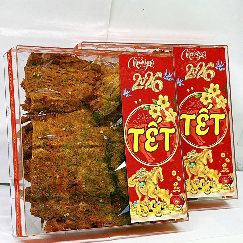 Hộp Quà Tết Khô Bò Miếng Loại Đặc Biệt 500g - Hộp Ngôi Sao Lớn 6 Hộp Quà Tết Khô Bò Miếng Loại Đặc Biệt 500g - Hộp Ngôi Sao Lớn