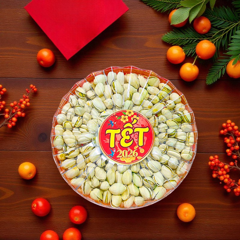 Hộp Quà Tết Hạt Dẻ Cười 400g - Hộp Sun Khía 5 Hộp Quà Tết Hạt Dẻ Cười 400g - Hộp Sun Khía