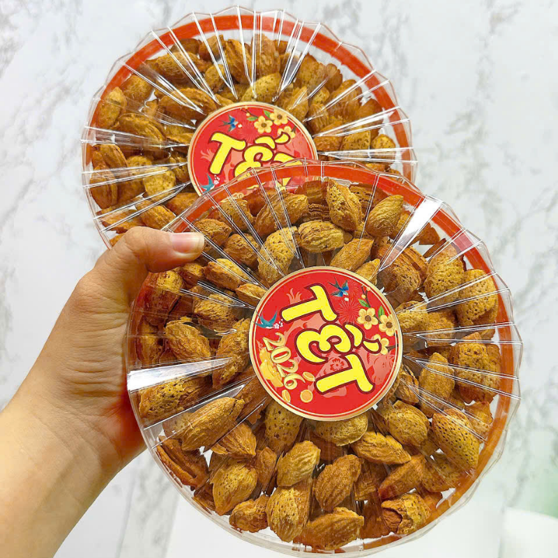 Bảng giá sỉ hộp Quà Tết Hạnh Nhân Rang Bơ 350g - Hộp Sun Khía 7 Bảng giá sỉ hộp Quà Tết Hạnh Nhân Rang Bơ 350g - Hộp Sun Khía