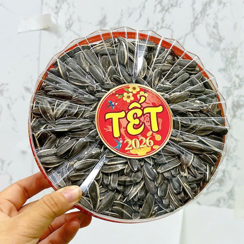 Hộp Quà Tết Hạt Hướng Dương 300g - Hộp Sun Khía 8 Hộp Quà Tết Hạt Hướng Dương 300g - Hộp Sun Khía