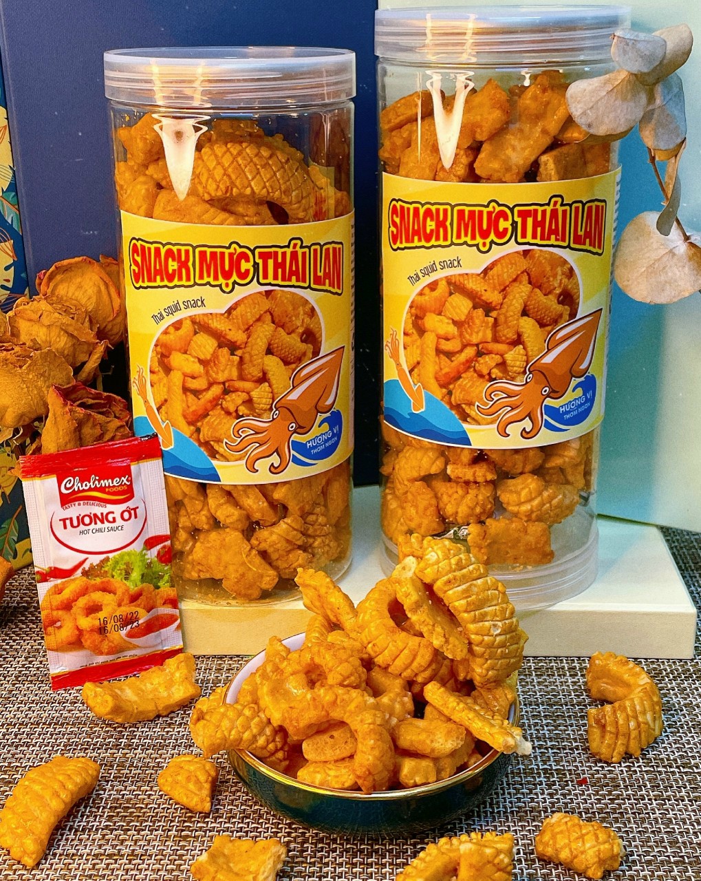 Phân phối snack Mực Thái Lan Hương Vị Thơm Ngon 200g 3 Phân phối snack Mực Thái Lan Hương Vị Thơm Ngon 200g