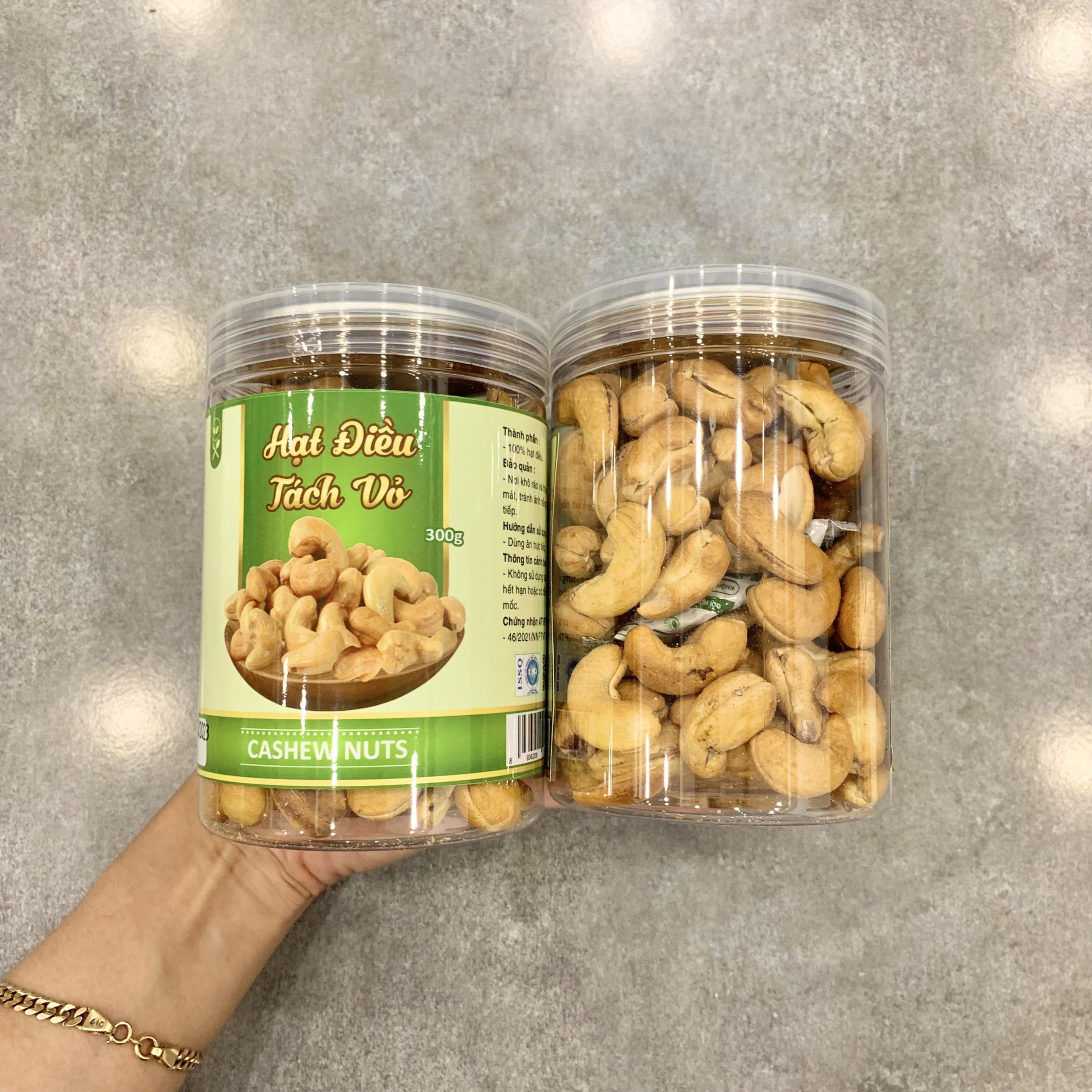 Hạt Điều Tách Vỏ Nguyên Hạt 300g 3 Hạt Điều Tách Vỏ Nguyên Hạt 300g