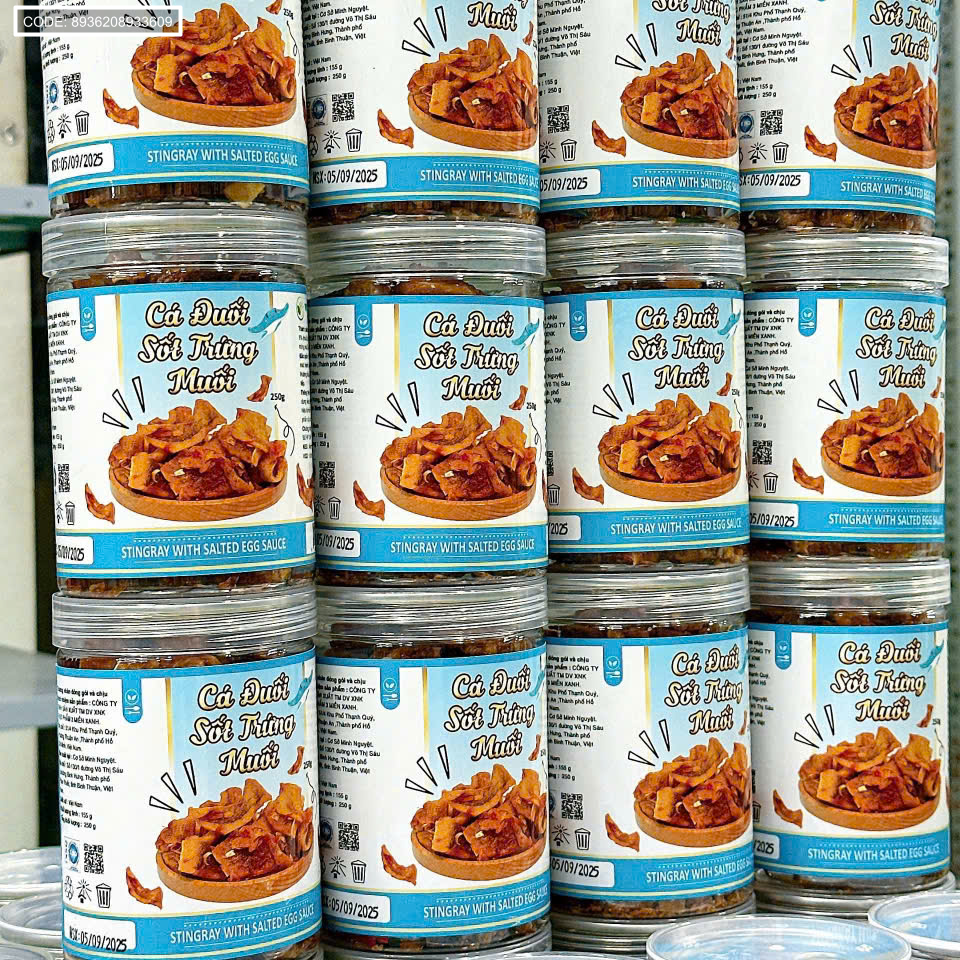Cá Đuối Sốt Trứng Muối Thơm Ngon 250g 9 Cá Đuối Sốt Trứng Muối Thơm Ngon 250g