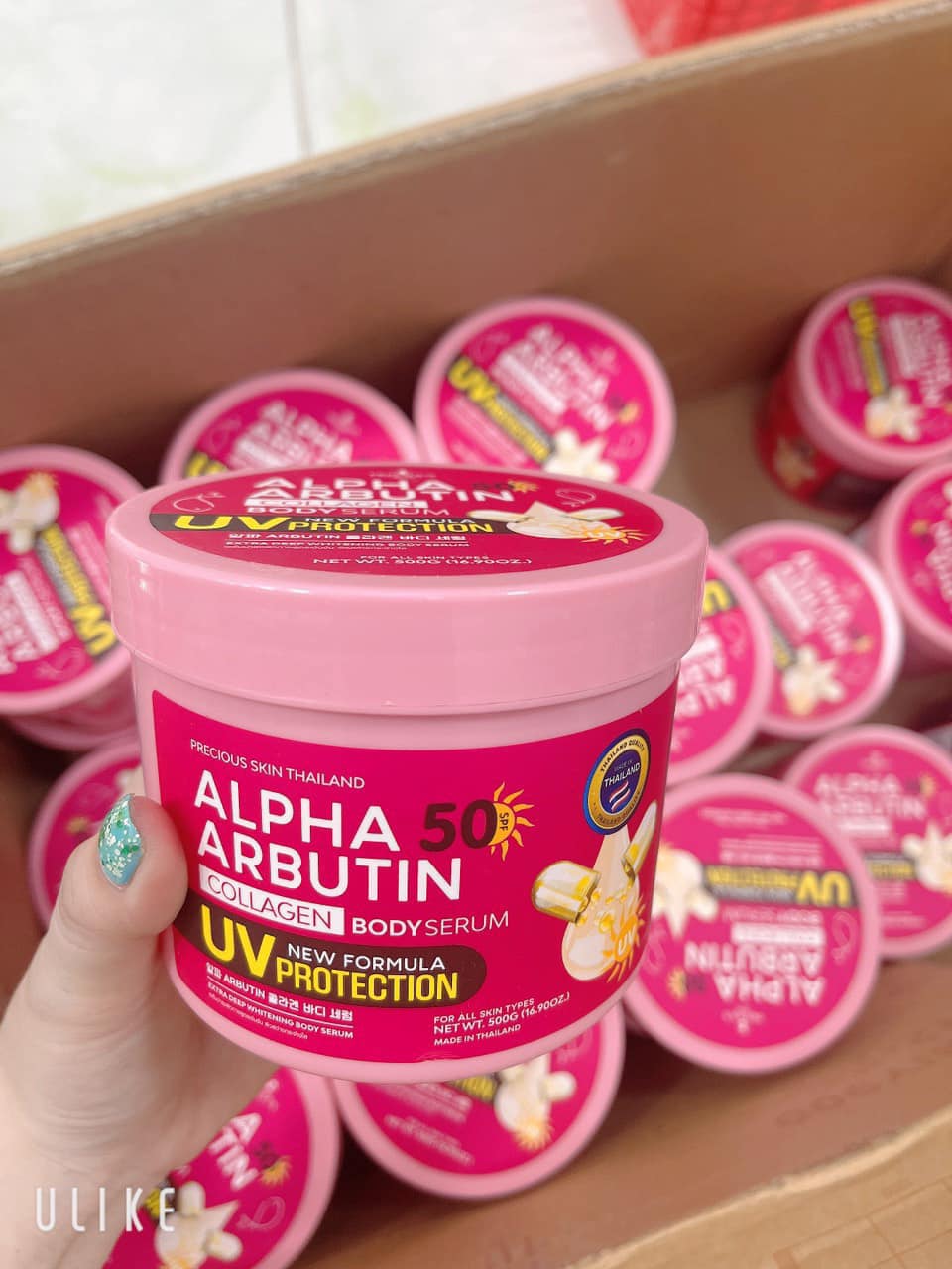 Kem Dưỡng Trắng Da Chống Nắng Alpha Arbutin Thái Lan 500g 8 Kem Dưỡng Trắng Da Chống Nắng Alpha Arbutin Thái Lan 500g