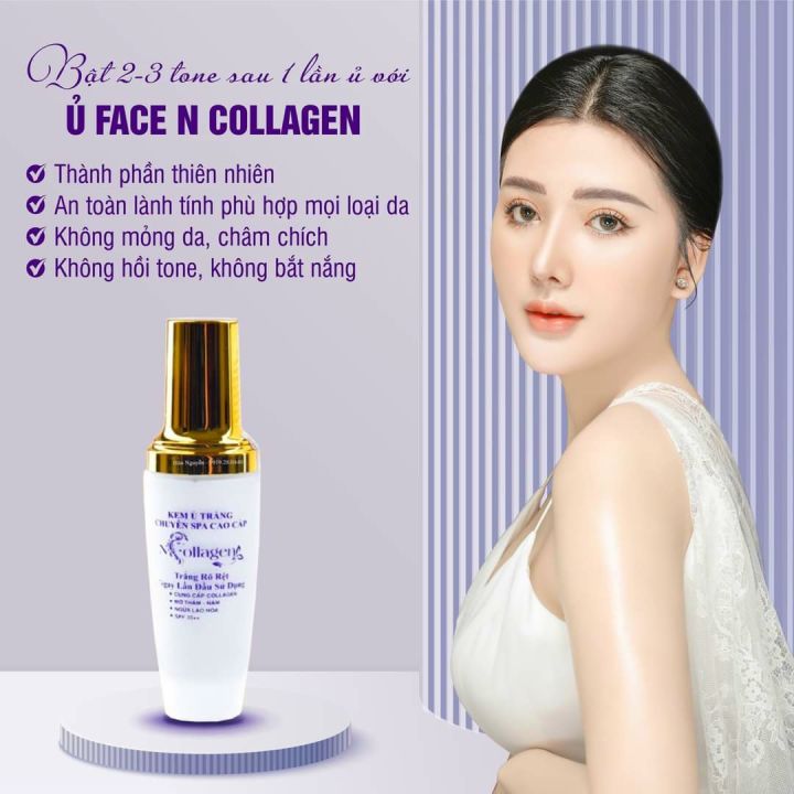 Đánh giá kem Ủ Trắng Face N Collagen Chuyên Spa Cao Cấp