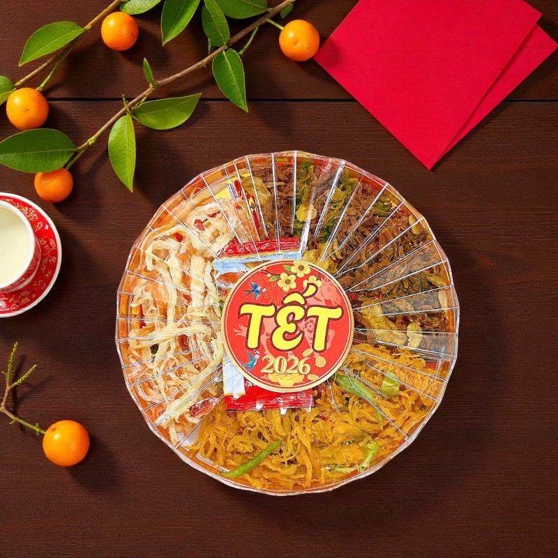 Set Khô Mix 3 Vị (Khô Mực - Khô Heo - Khô Gà) Hộp Sun Khía 250g 2 Set Khô Mix 3 Vị (Khô Mực - Khô Heo - Khô Gà) Hộp Sun Khía 250g