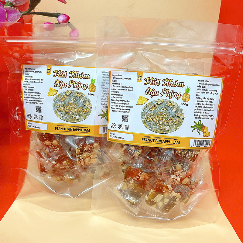 Đánh giá mứt Khóm Đậu Phộng Túi Zip 300g 7 Đánh giá mứt Khóm Đậu Phộng Túi Zip 300g