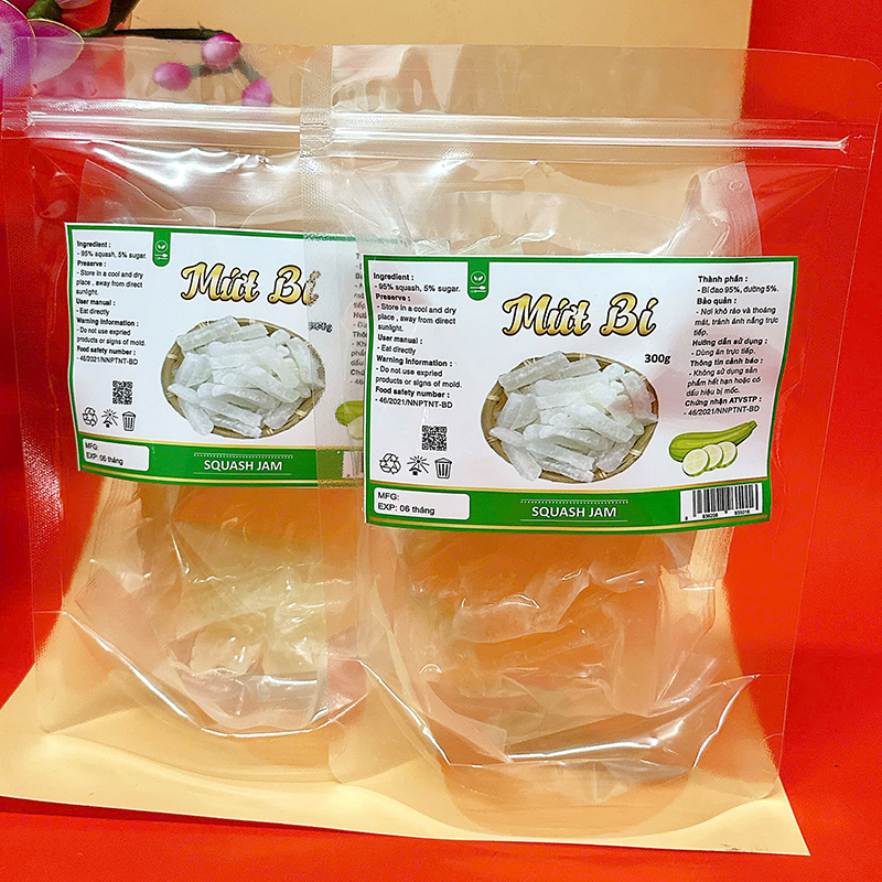 23382_z6125806624742-673fc7bfb31e8c830bba2547202abff0_20241213154727-1.jpg Mứt Bí Túi Zip 300g - MBHCK