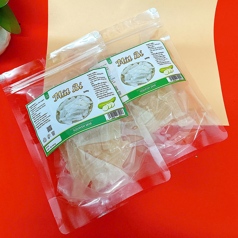 Mứt Bí Túi Zip 300g 6 Mứt Bí Túi Zip 300g
