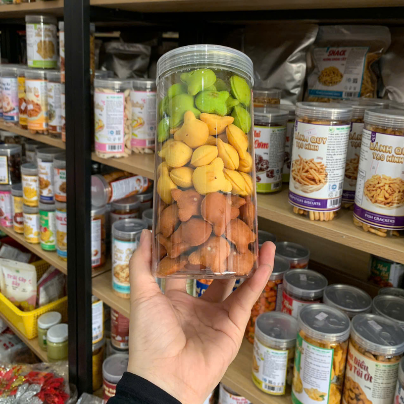 Bánh Gấu Mix 3 Vị Thơm Ngon Hộp Pet 420g (Chùm Ngây- Socola - Truyền Thống) Hộp 9 Bánh Gấu Mix 3 Vị Thơm Ngon Hộp Pet 420g (Chùm Ngây- Socola - Truyền Thống) Hộp