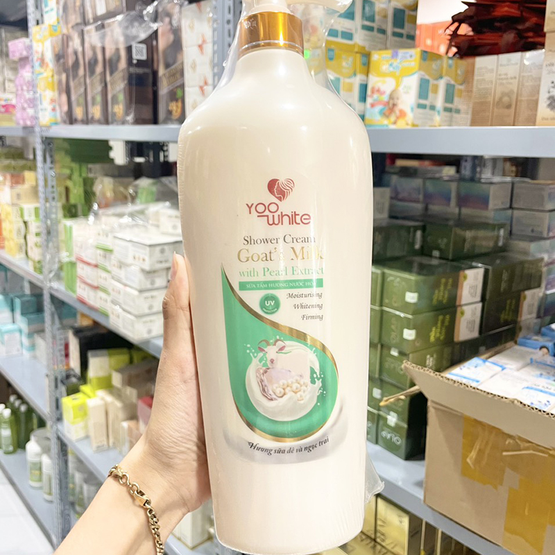 Sữa Tắm Nước Hoa Yoo White Hương Sữa Dê Và Ngọc Trai 1200ml 3 Sữa Tắm Nước Hoa Yoo White Hương Sữa Dê Và Ngọc Trai 1200ml