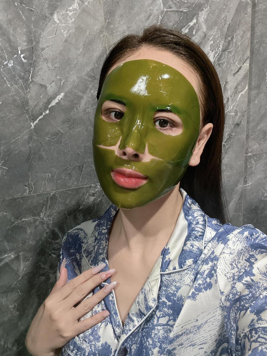 23597-426496402-946691420351460-6027323850138146518-n-1.jpg Mặt Nạ Thạch Collagen Meea Organic Màu Xanh Ngãi Cứu Mugwort Mask Hộp 5 Miếng - 8938534672443