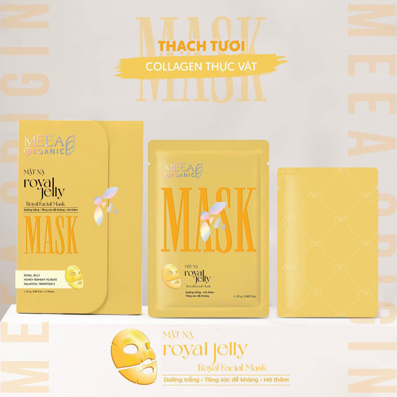 23598-413815136-1034819597707446-2432516974414469061-n-1.jpg Mặt Nạ Thạch Collagen Meea Organic Màu Vàng Royal Jelly Mask Hộp 5 Miếng - MASKROYALJELLY