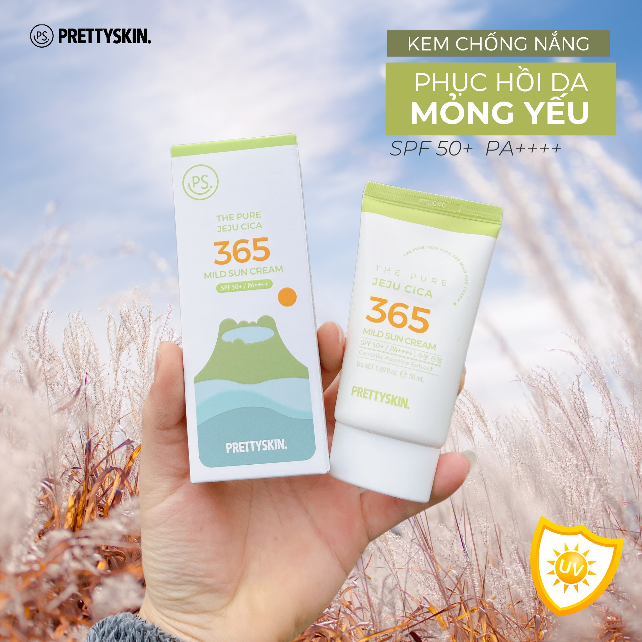 Sỉ kem Chống Nắng Prettyskin 365 Mild Sun Cream Phục Hồi Da Mỏng Yếu 6 Sỉ kem Chống Nắng Prettyskin 365 Mild Sun Cream Phục Hồi Da Mỏng Yếu