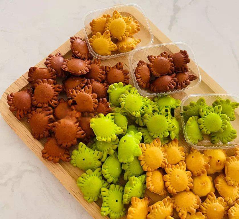 Bánh Cua Nhân Kem Mix 3 Vị Thơm Ngon 400g 2 Bánh Cua Nhân Kem Mix 3 Vị Thơm Ngon 400g