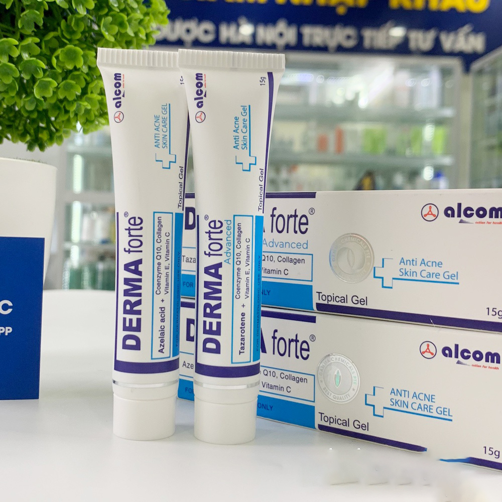 Gel Mụn Derma Forte Topical Tuýp 15g - Giảm Mụn Mờ Thâm 6 Gel Mụn Derma Forte Topical Tuýp 15g - Giảm Mụn Mờ Thâm