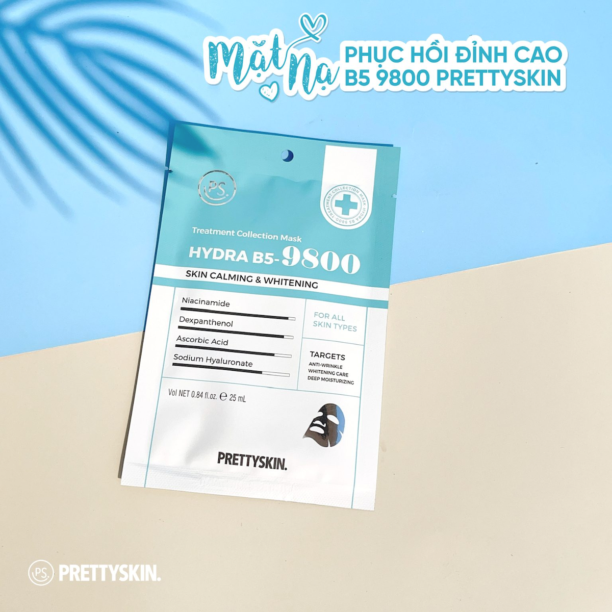 23881_21_20240406075111-2.png Mặt Nạ Prettyskin Hydra B5 Màu Xanh Nhạt Phục Hồi Da Hộp 10miếng - 8809733215635