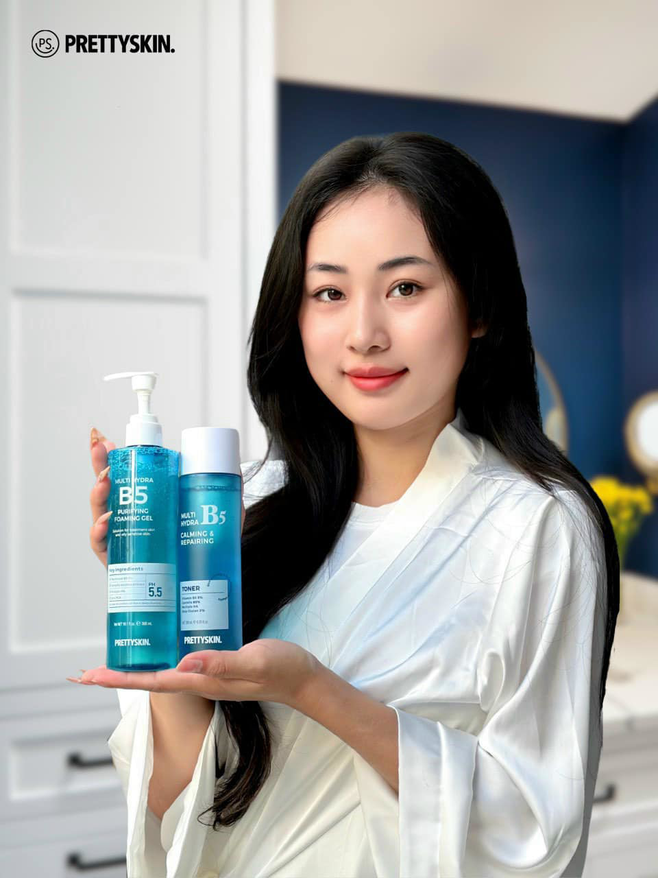 23884_469600457-122173683944248701-6286115526262537426-n_20251110224709-2.png Sữa Rửa Mặt Prettyskin Multi Hydra B5 Cấp Ẩm Sạch Sâu 300ml - 8809733219091