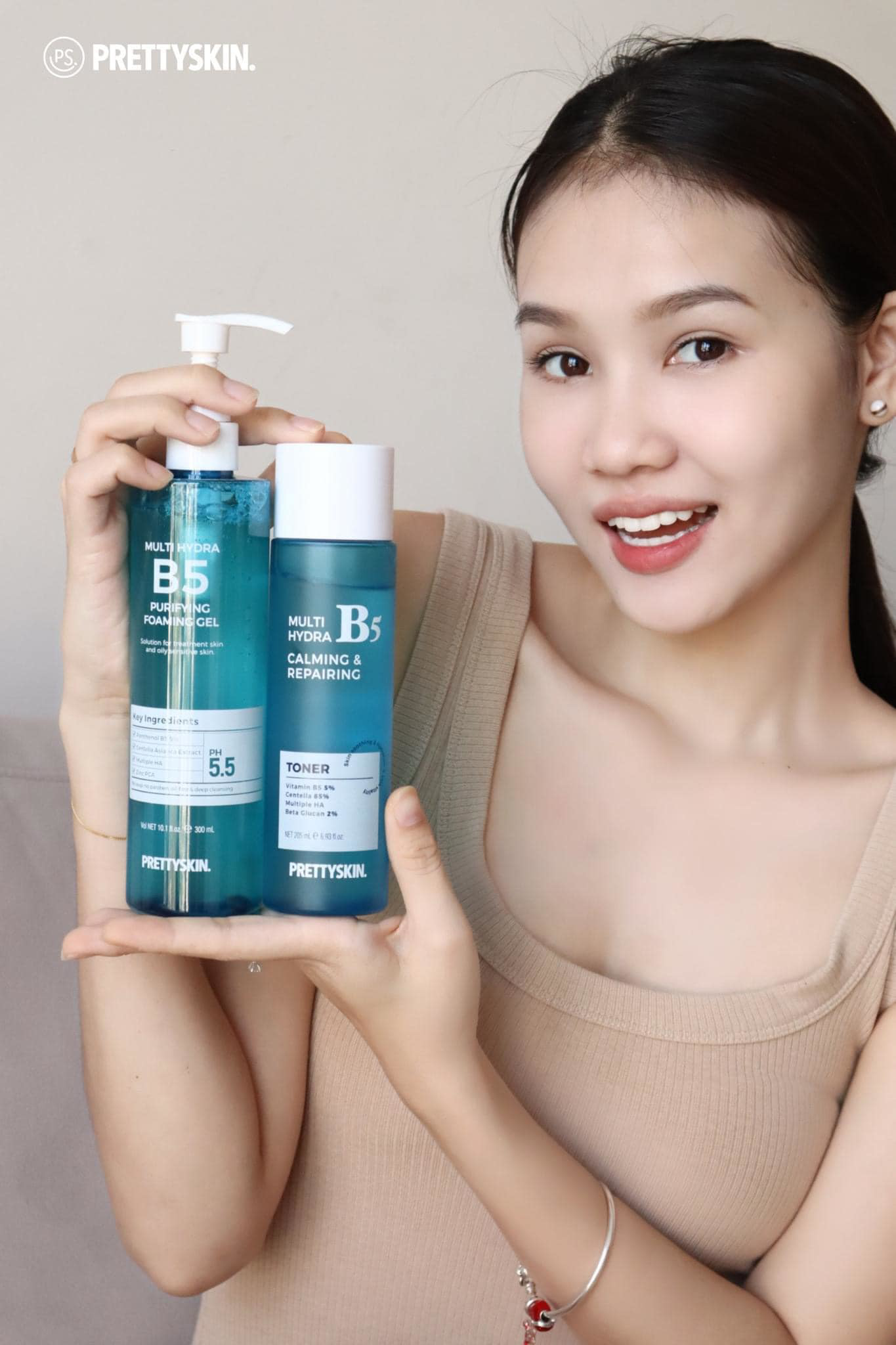 Phân phối sữa Rửa Mặt Prettyskin Multi Hydra B5 Cấp Ẩm Sạch Sâu 300ml 9 Phân phối sữa Rửa Mặt Prettyskin Multi Hydra B5 Cấp Ẩm Sạch Sâu 300ml
