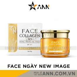 Kem Face Collagen X3 TN Đông Trùng Hạ Thảo Ban Ngày Mỹ Phẩm Đông Anh 15g - FACENGAYX3MOI