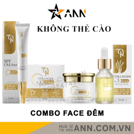 Combo Kem Face Đêm Collagen X3 TN Mỹ Phẩm Đông Anh - CBFACEX3TNDEM