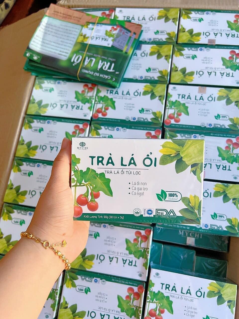 24231_441488582-938667211387828-1279374644531104293-n_20240508124155-4.jpg Trà Lá Ổi Mychi Hộp 30 gói - 8938524452420