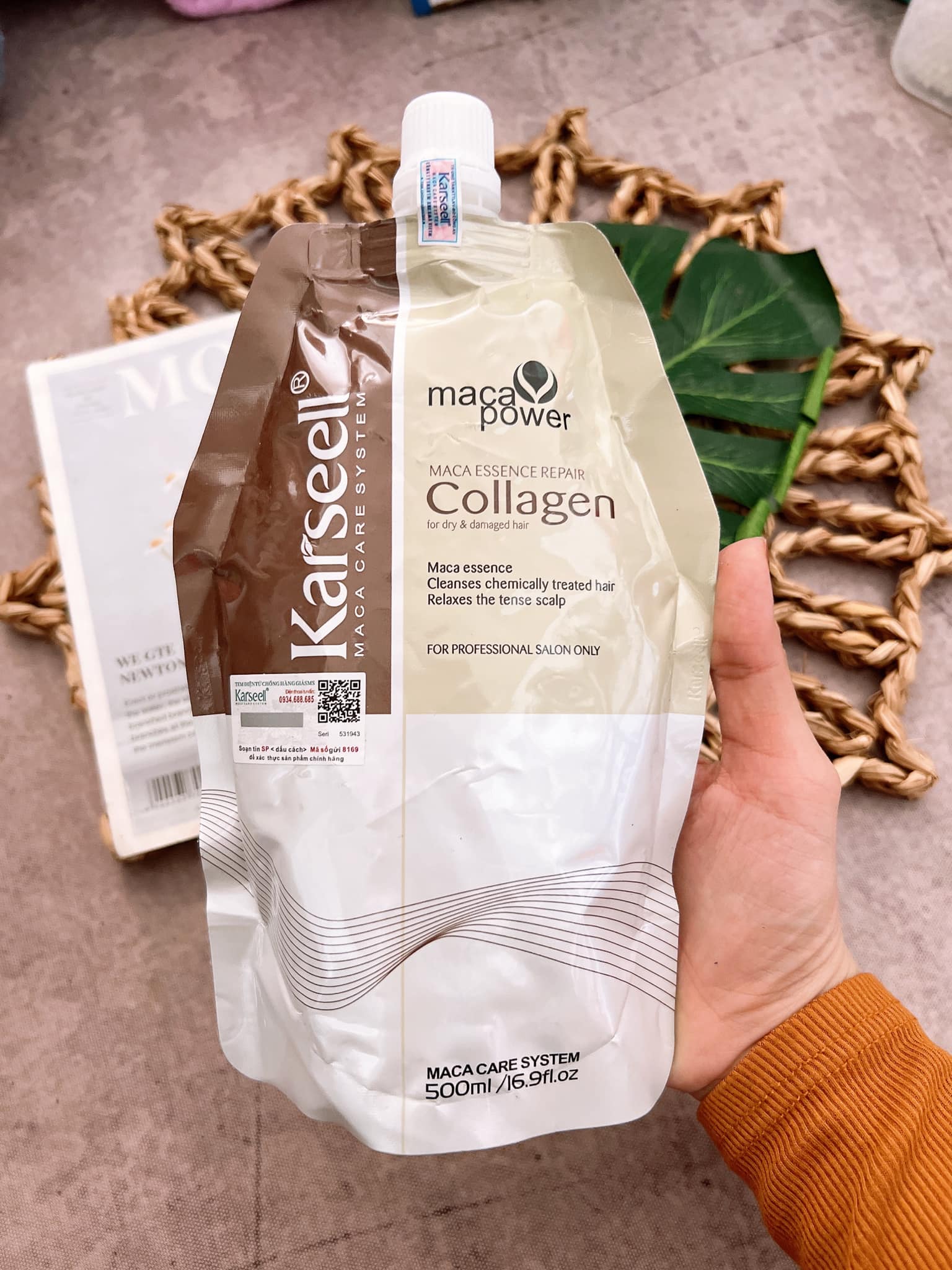 Phân phối kem Ủ Tóc Karseell Macca Power 500ml Phục Hồi Tóc Khô Và Hư Tổn 7 Phân phối kem Ủ Tóc Karseell Macca Power 500ml Phục Hồi Tóc Khô Và Hư Tổn