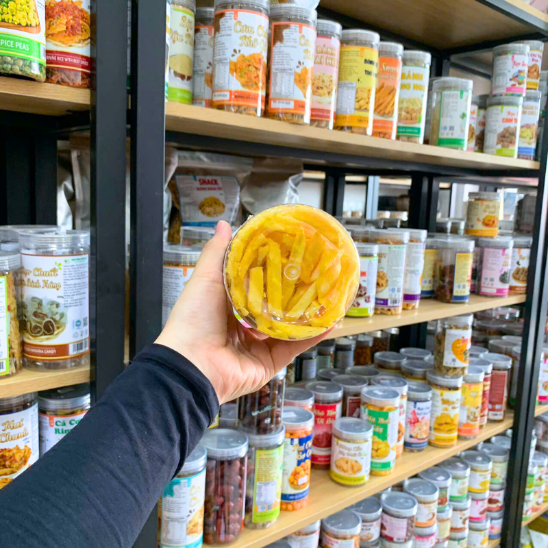 Khoai Lang Vàng Sợi Sấy Giòn 300g 5 Khoai Lang Vàng Sợi Sấy Giòn 300g