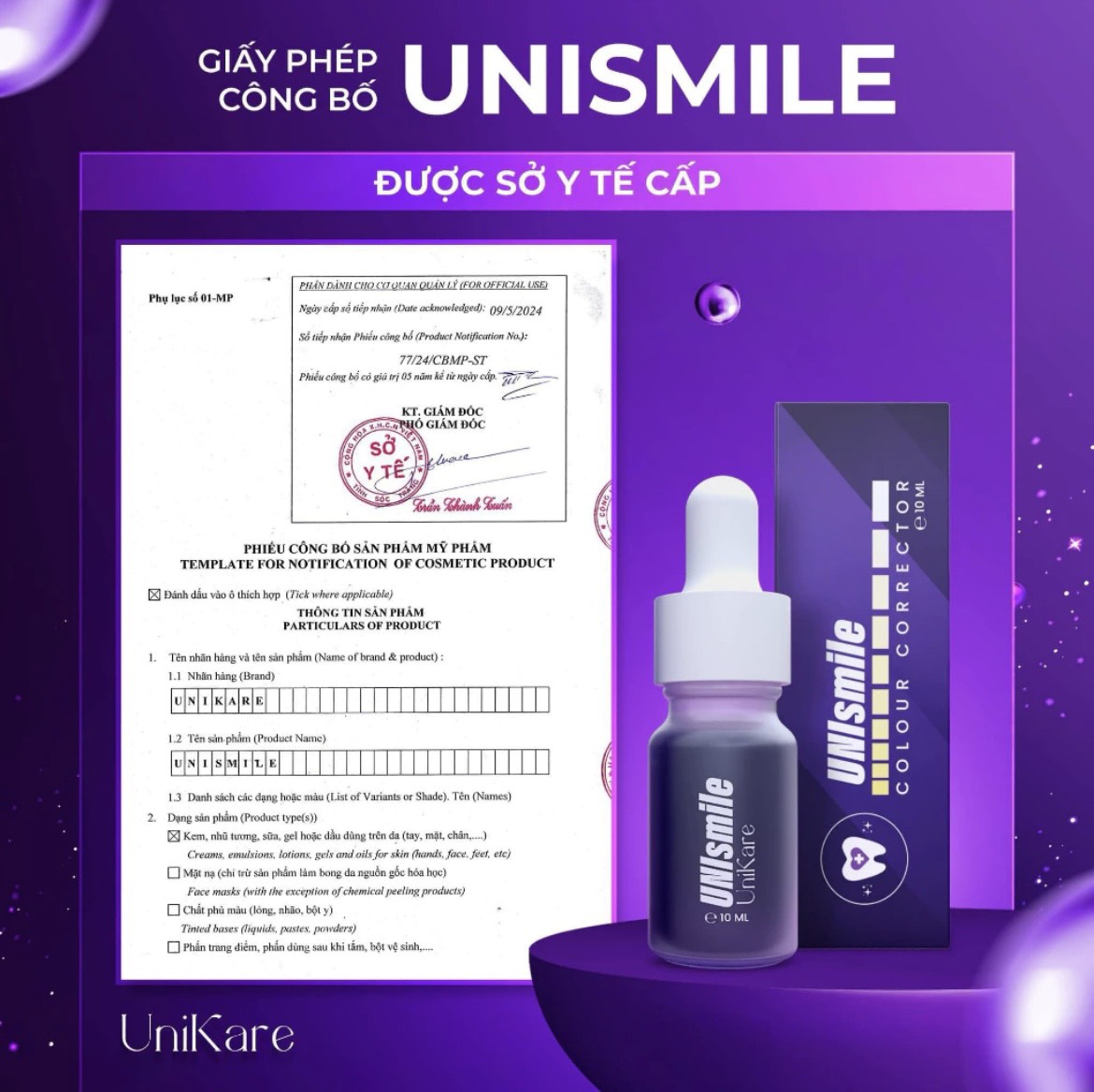 Serum Trắng Răng Unismile Unikare 10ml 13 Serum Trắng Răng Unismile Unikare 10ml