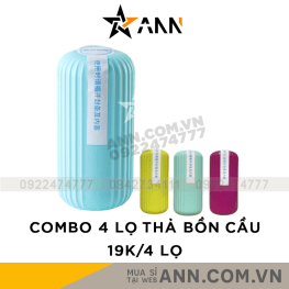Combo 4 Lọ Thả Bồn Cầu Diệt Khuẩn Khử Mùi Cao Cấp - CBTHABONCAU01