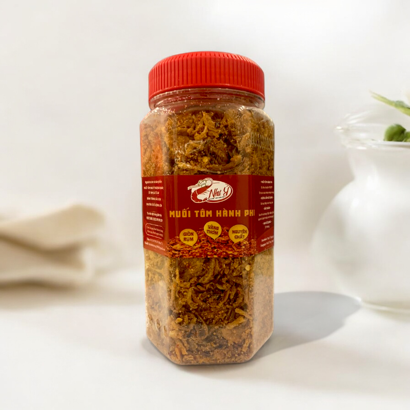 Muối Tôm Hành Phi Như Ý Loại Ngon 300g Hộp 7 Muối Tôm Hành Phi Như Ý Loại Ngon 300g Hộp
