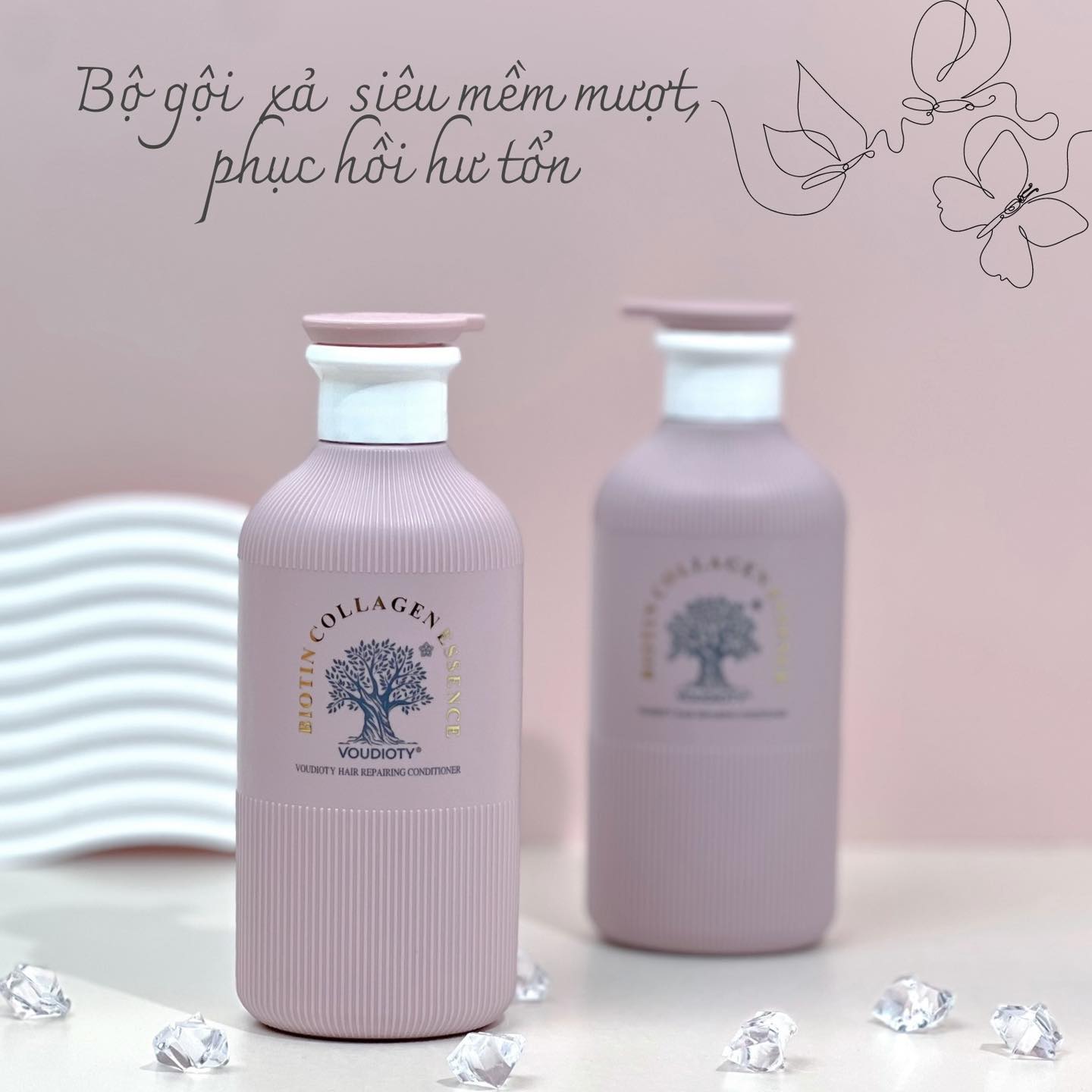 24785_17118128174090719417082418114296265660484505538885521n_20240806162525-1.jpg Combo Dầu Gội Xả Biotin Màu Hồng Collagen Essence Pink Voudioty 500ml - GOIXABIOTIN01