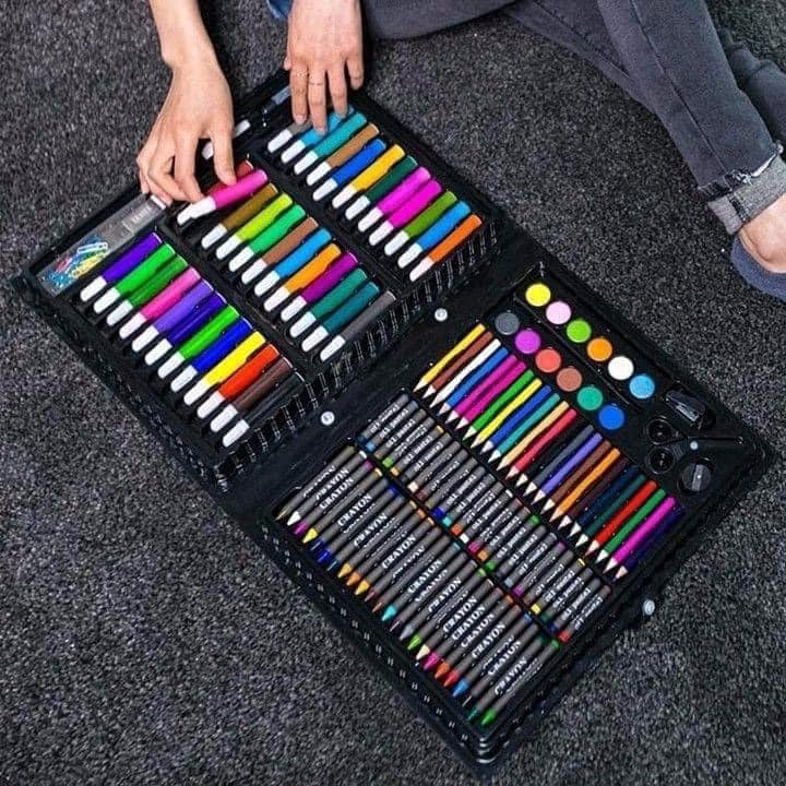 24816_61-3_20240813100428-3.jpg Hộp Bút Màu 150 Chi Tiết - Hộp Màu Cho Bé - Thiết Kế Đẹp Mắt Chất Liệu An Toàn 28.5x36.5x3.8cm - HBM01