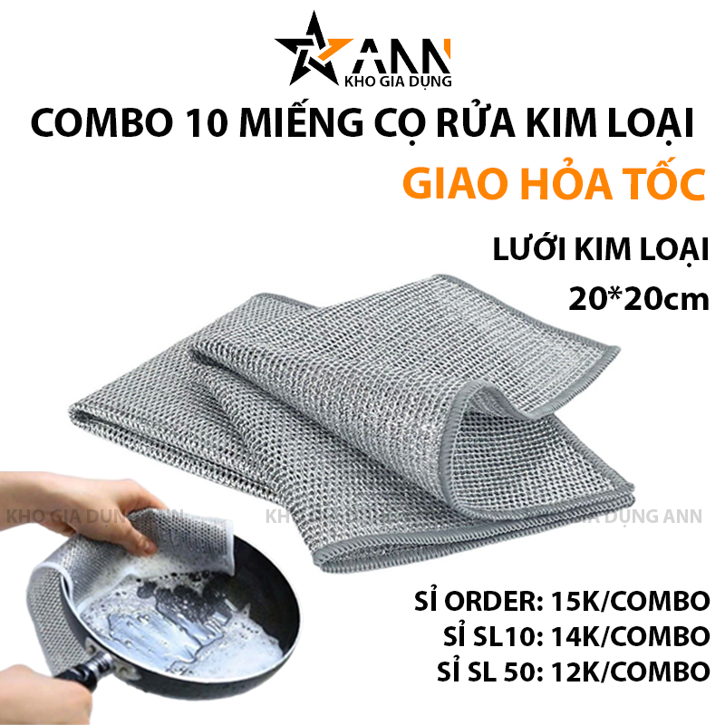 24850_10-sua_20240822164714-2.png Combo 10 Miếng Lưới Rửa Chén Sợi Thép - Miếng Rửa Chén Bát Cọ Xoong Nồi Bằng Kim Loại 1 Lớp Đa Năng 20x20cm - MCRKL01