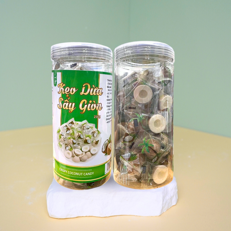 Kẹo Dừa Sấy Giòn 250g 9 Kẹo Dừa Sấy Giòn 250g